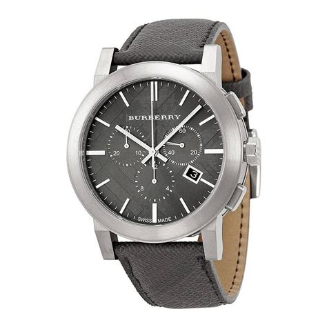 Burberry The City Leather Chronograph Men's Watch BU9359 